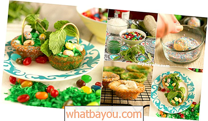 Cookies Keranjang Paskah Lucu dengan Gagang Permen {Resep dan Instruksi}