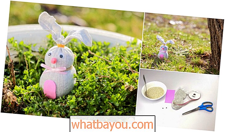 Prázdniny: Ako si vyrobiť ryžu plnú ponožky Veľkonočný zajačik