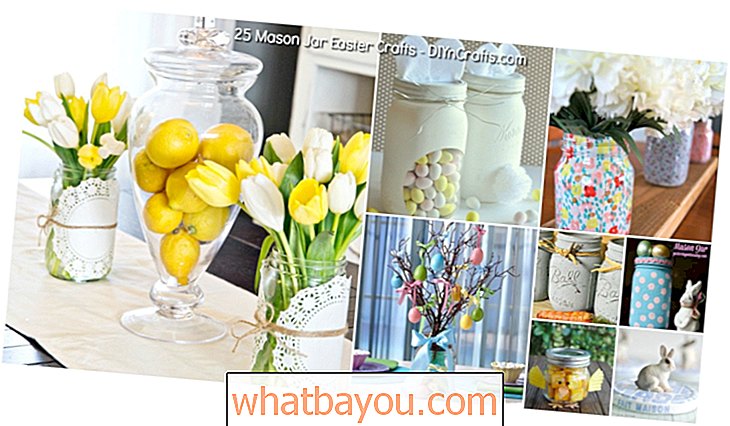 25 manualidades de Pascua de Mason Jar para regalos, decoración del hogar y más