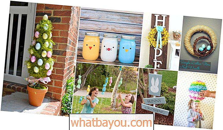 25 creativas decoraciones de Pascua al aire libre de bricolaje que llenan de alegría tu patio