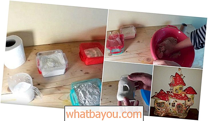 домашно: Как да направите глина от въздушна суха хартия, която не се напуква