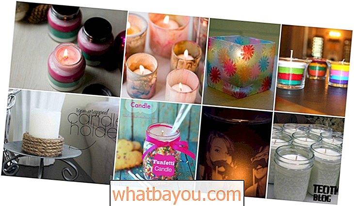 15 декоративних та легких свічок та прихисток, які ви можете зробити за менше 1 долара