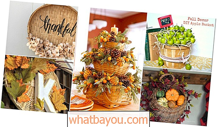 15 formas divertidas y creativas de decorar con cestas este Día de Acción de Gracias