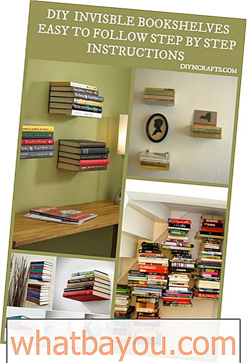 Prekrasan i jedinstven dom D  cor DIY     Ugradite nevidljive police za knjige