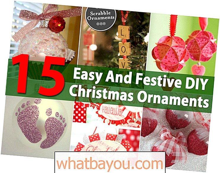 15 jednoduchých a slávnostných vianočných ozdôb pre domácich majstrov