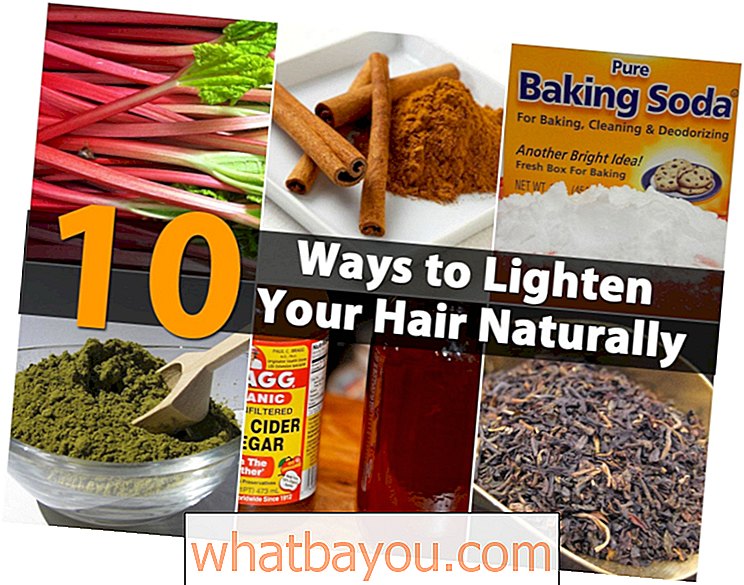 10 måter å lette håret naturlig på (hjemmelagde oppskrifter)