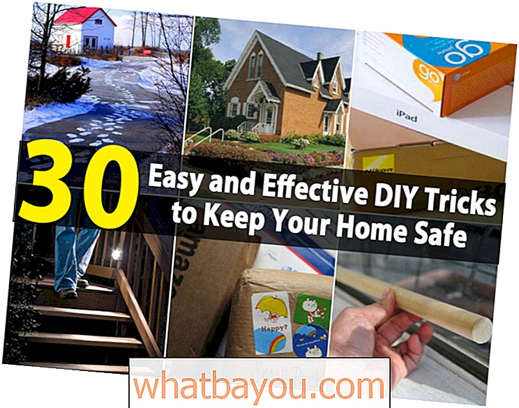 20 jednoduchých a efektívnych domácich majstrov, ktoré zaistia váš domov v bezpečí