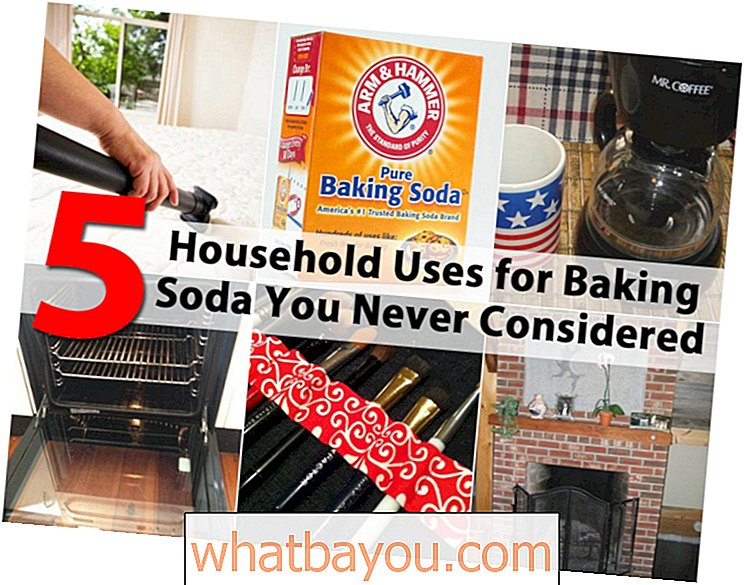 5 usos domésticos para bicarbonato de sodio que nunca consideró