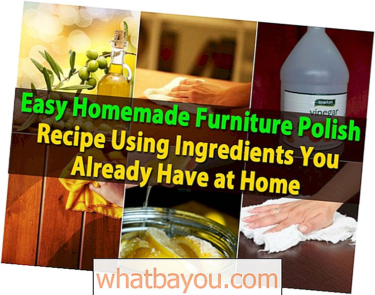 Helppo kotitekoinen huonekalut puolalainen resepti käyttämällä jo kotona olevia ainesosia
