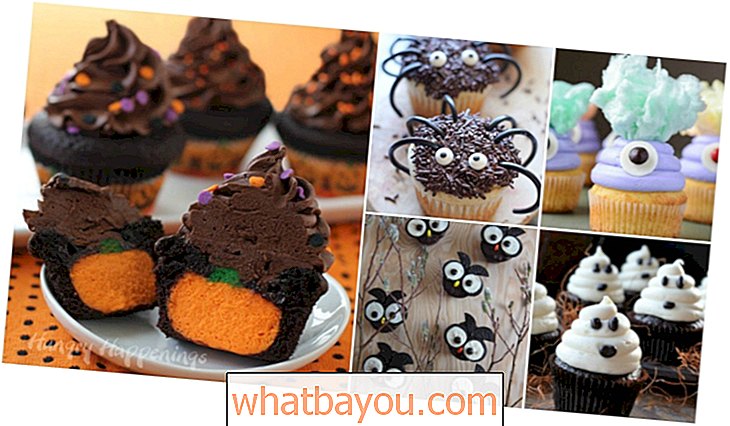 30 Cupcakes Halloween Ghoulish Thêm một liên lạc ma quái cho bữa tiệc của bạn