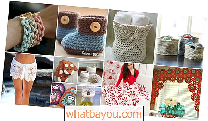 बुनाई और Crocheting: 100 मुक्त Crochet पैटर्न है कि शुरुआती के लिए बिल्कुल सही हैं