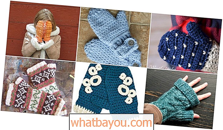 Örme ve Crocheting: Bugün örgü veya tığ işi olabilir 30 sıcak ve rahat mitten desenleri