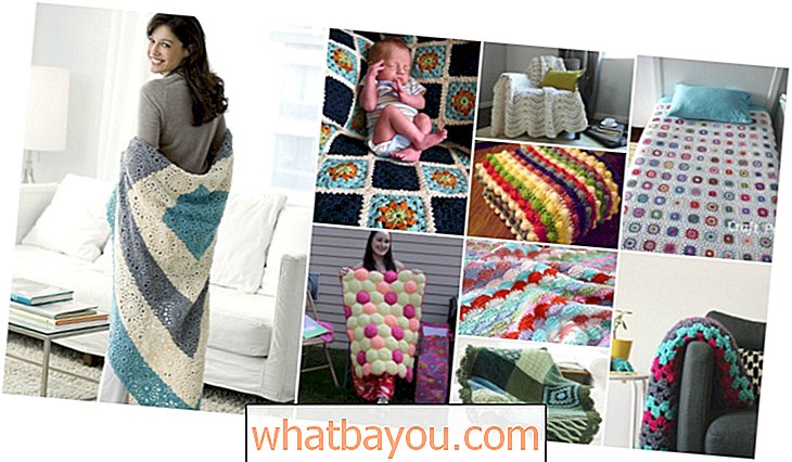 Merajut & Merajut: 28 Pola Blanket Crochet Cepat Dan Mudah Untuk Pemula