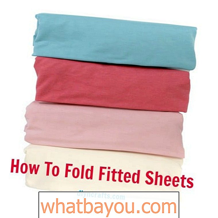 Skvělý tip na prádlo - Jak složit přizpůsobené listy