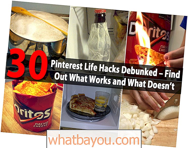 30 Pinterest Life-Hacks Debunked - Ota selvää, mikä toimii ja mikä ei
