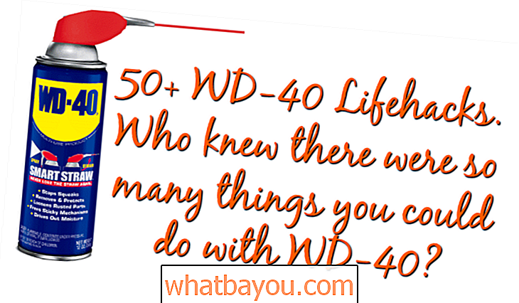 50+ WD-40 Lifehacks ... Kdo je vedel, da lahko z WD-40 storite toliko stvari?