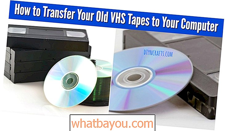 Как да прехвърлите старите VHS ленти на вашия компютър