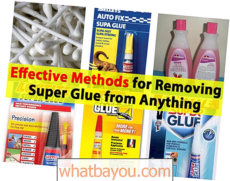 Métodos efectivos para eliminar Super Glue de cualquier cosa