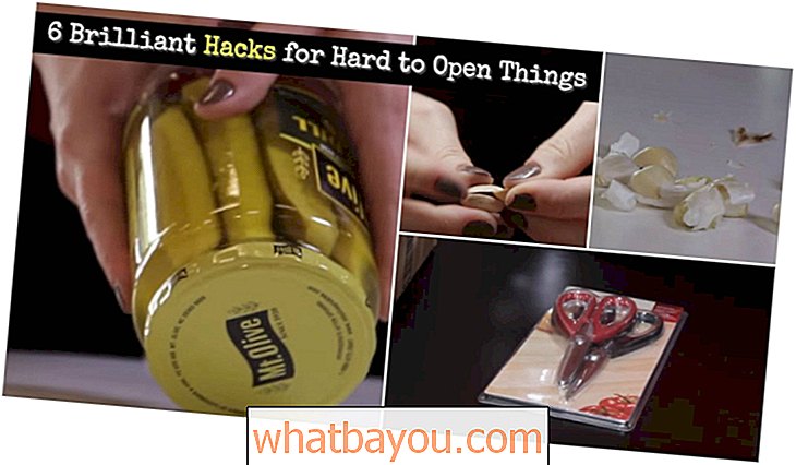 6 skvelých hackov pre ťažko otvárané veci
