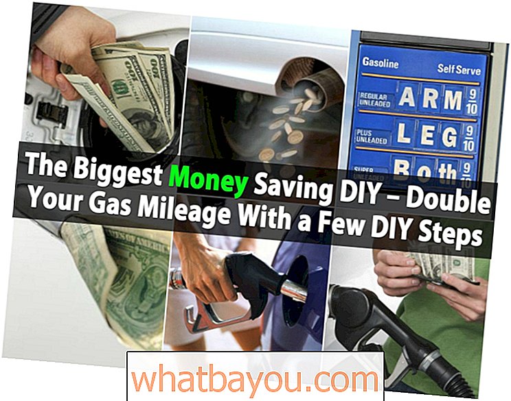 El bricolaje más grande para ahorrar dinero: duplique su millaje de gasolina con unos pocos pasos de bricolaje