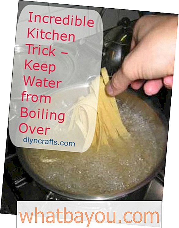 Unglaublicher Küchentrick     Verhindern Sie, dass Wasser überkocht