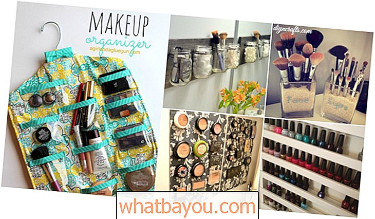 21 DIY Makeup Organiserende løsninger som vil endre hele skjønnhetsregimet ditt