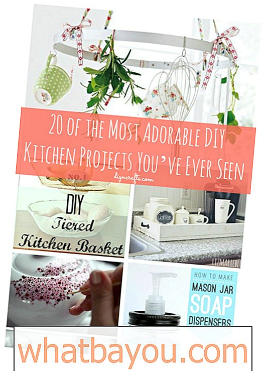सबसे प्यारा DIY रसोई परियोजनाओं में से 20 आपने कभी देखा है