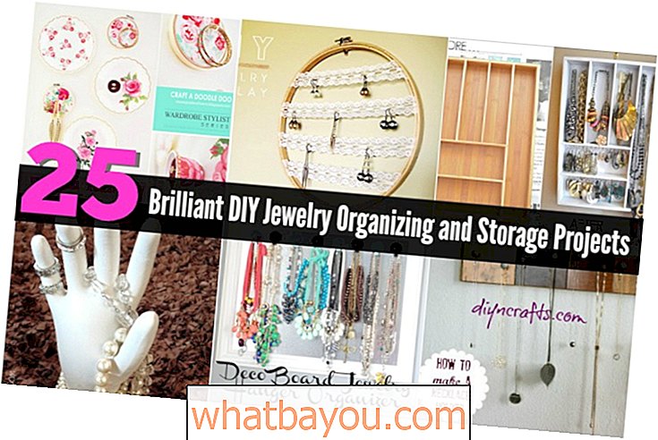 25 brillantes proyectos de organización y almacenamiento de joyas de bricolaje