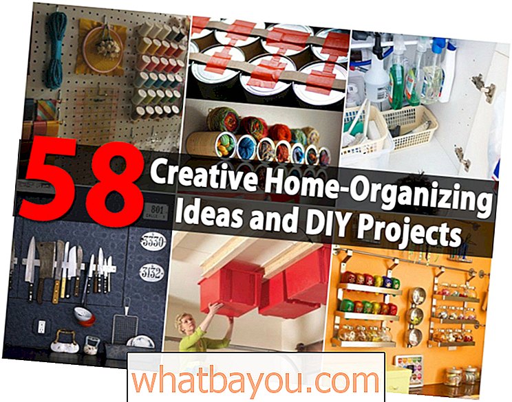 Le 58 idee più creative per l'organizzazione della casa e i progetti fai-da-te