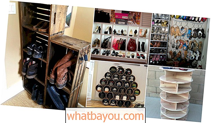 ארגון: 20 מתלים ונעליים מארגנים פשוטים למדי של DIY, שתרצו להכין היום