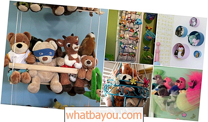 Ebeveyn: Çocuk Odaları İçin 15 Yaratıcı Basit DIY Doldurulmuş Hayvan Organizatör