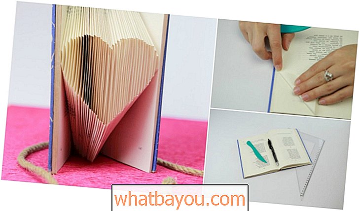 DIY Heart Shaped Book Folding Video Tutorial
