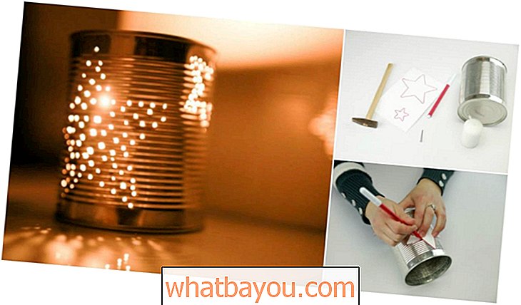 Kako narediti krasne DIY luči iz pločevinke