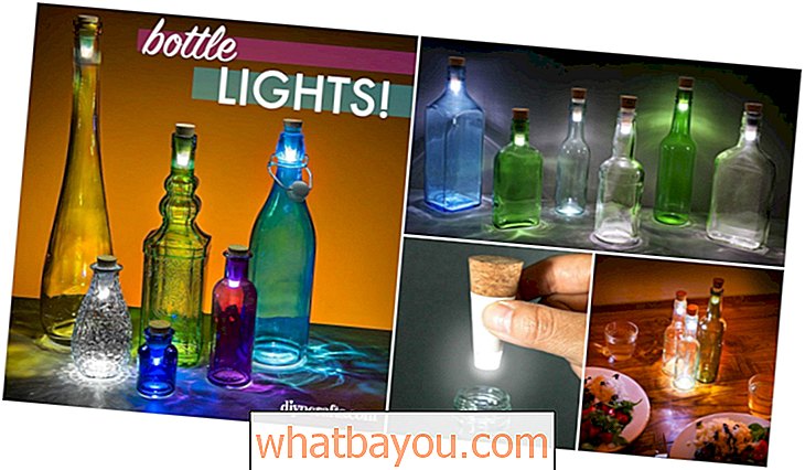 Як перетворити скляну пляшку в простий декоративний ліхтар