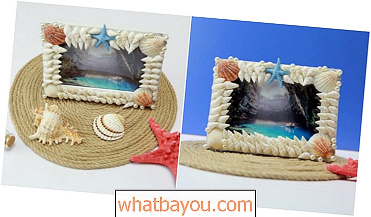 Ako si vyrobiť DIY Seashell Picture Frame