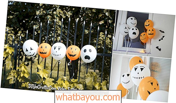 пренасочите: Как да направите декоративни балони за Хелоуин