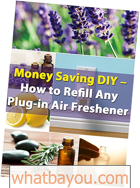 Risparmio di denaro fai-da-te - Come ricaricare qualsiasi deodorante per ambienti plug-in
