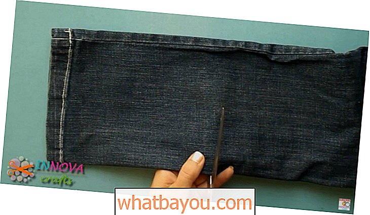 Kā no adītiem džinsiem izgatavot glītas somas