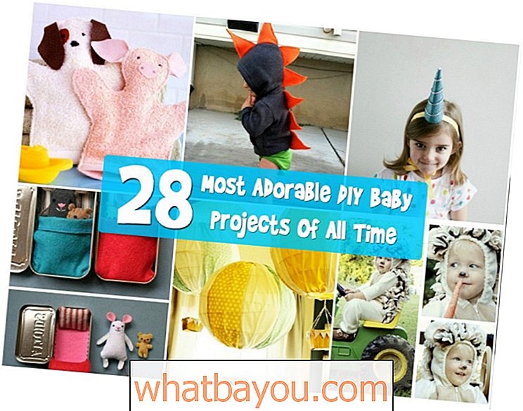 28 kõigi aegade kõige jumalikumaid DIY-beebiprojekte