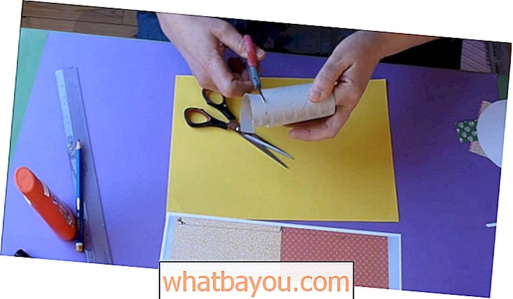 כיצד להכין את בתי הפיות הקלים האלה מתוך גלילי נייר טואלט ריקים