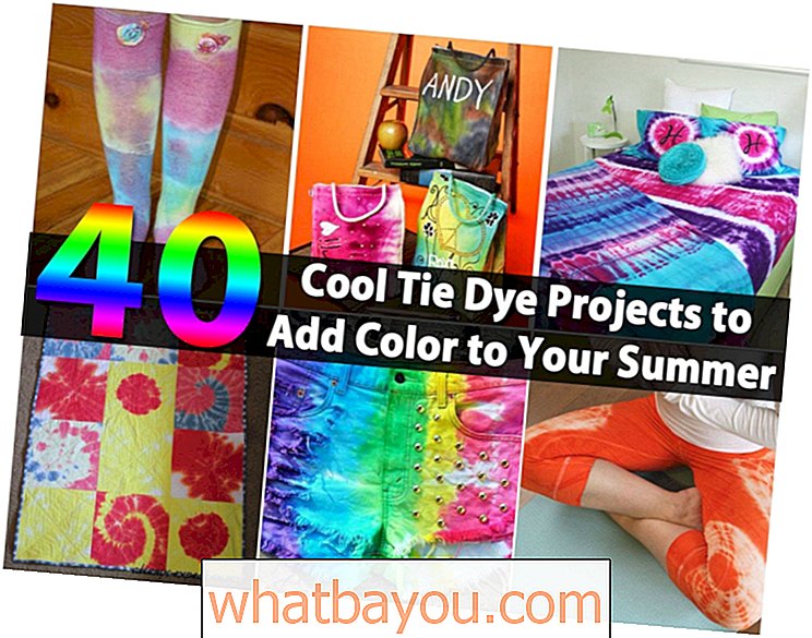 40 Cool Tie Dye projektov pridáva farbu vášmu letu
