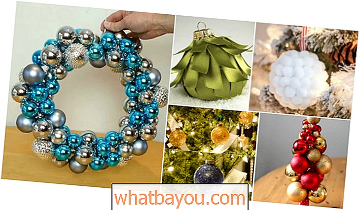 10 modi brillanti e festosi per riciclare gli ornamenti di Natale rotti