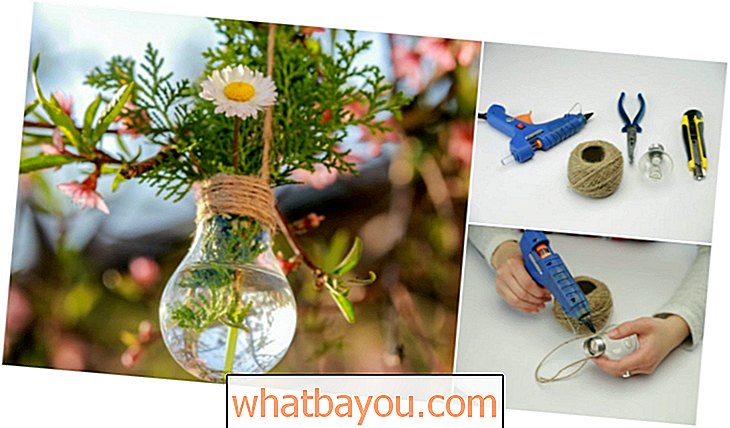 Herstellung eines dekorativen Glühbirnen-Pflanzgefäßes     Easy Spring Craft