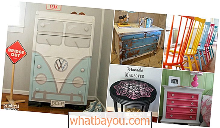 25 красивих ідей для переробки меблів за допомогою фарби
