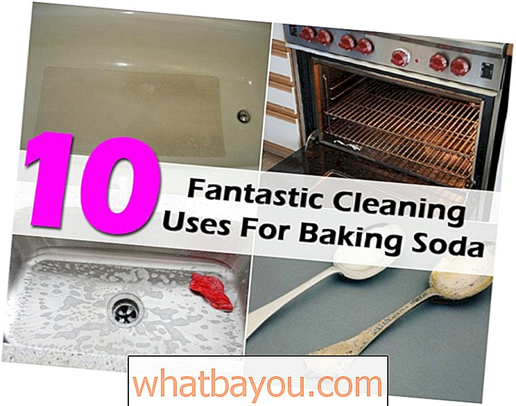 10 fantásticos usos de limpieza para bicarbonato de sodio