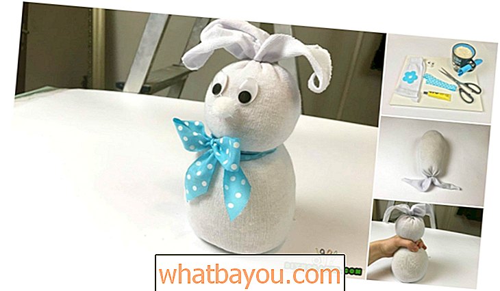 Comment fabriquer un adorable lapin de Pâques avec une vieille chaussette {Tutoriel vidéo}