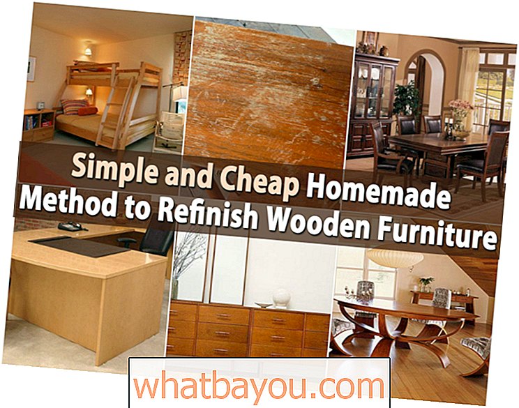 Metoda simplă și ieftină de casă pentru a finaliza mobilierul din lemn