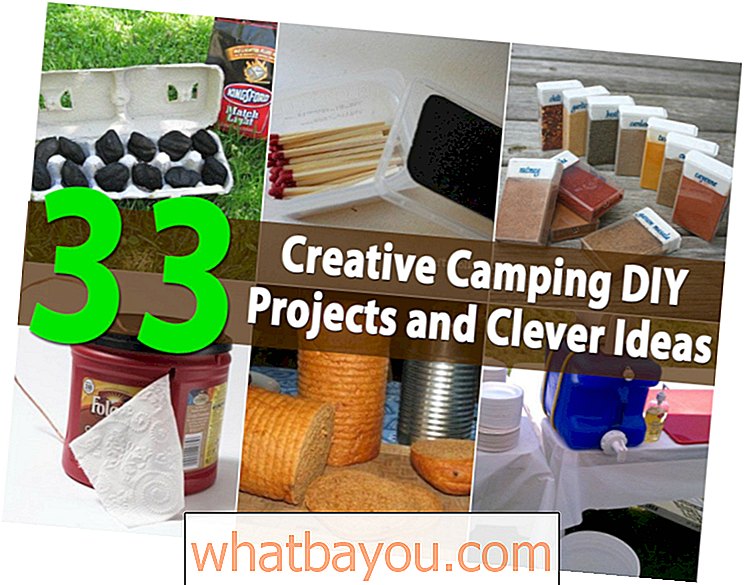 I 33 progetti più creativi di campeggio fai-da-te e idee intelligenti