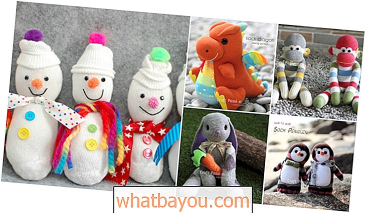 25 juguetes de calcetines DIY irremediablemente adorables {Proyectos rápidos y fáciles}