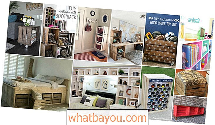 25 proyectos de reciclaje de cajas de madera para una fabulosa decoración del hogar